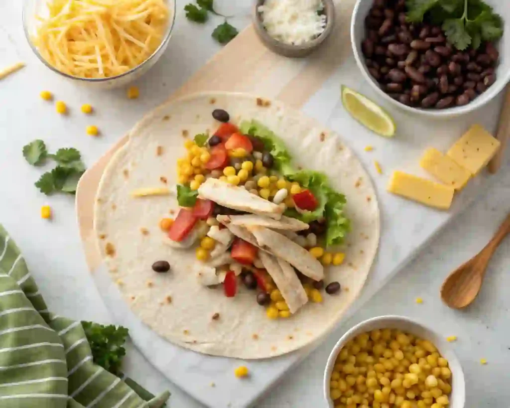 Southwest Chicken Wraps