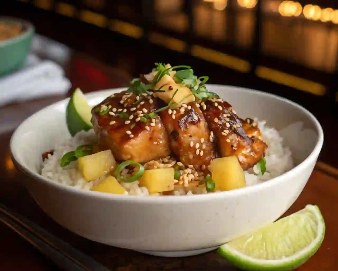 Easy Pineapple Chicken with Rice – Sweet & Savory One-Pan Dinner