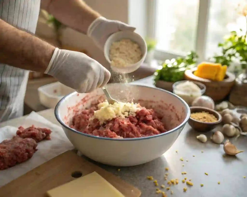 Garlic Parmesan Meatloaf