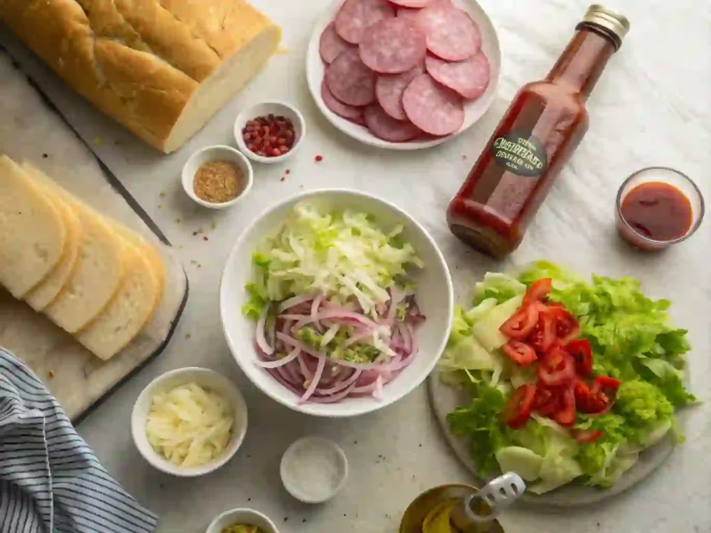 Grinder Salad Sandwich