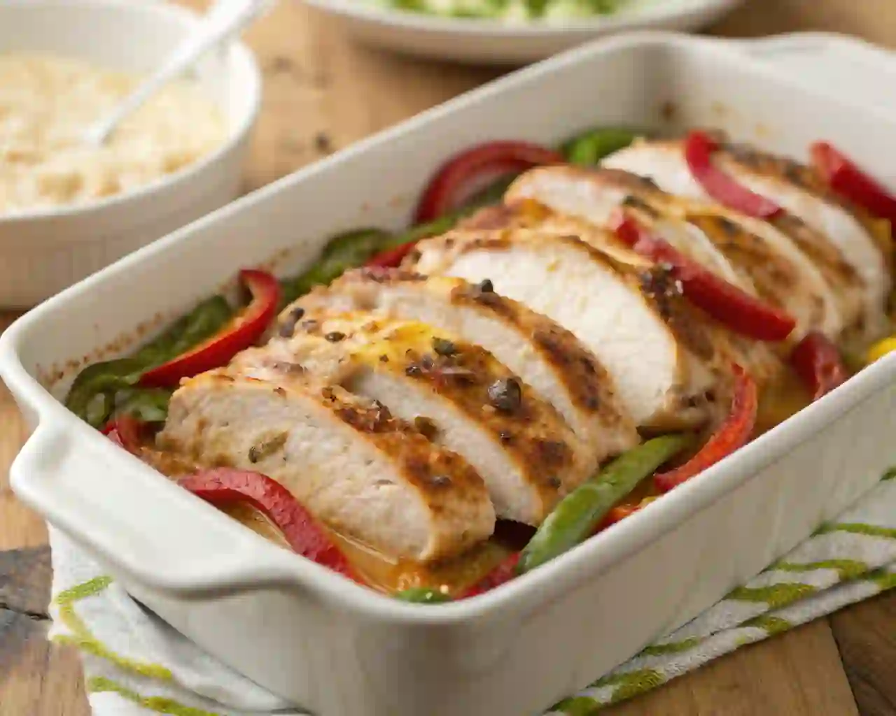Easy Chicken Fajita Bake Recipe