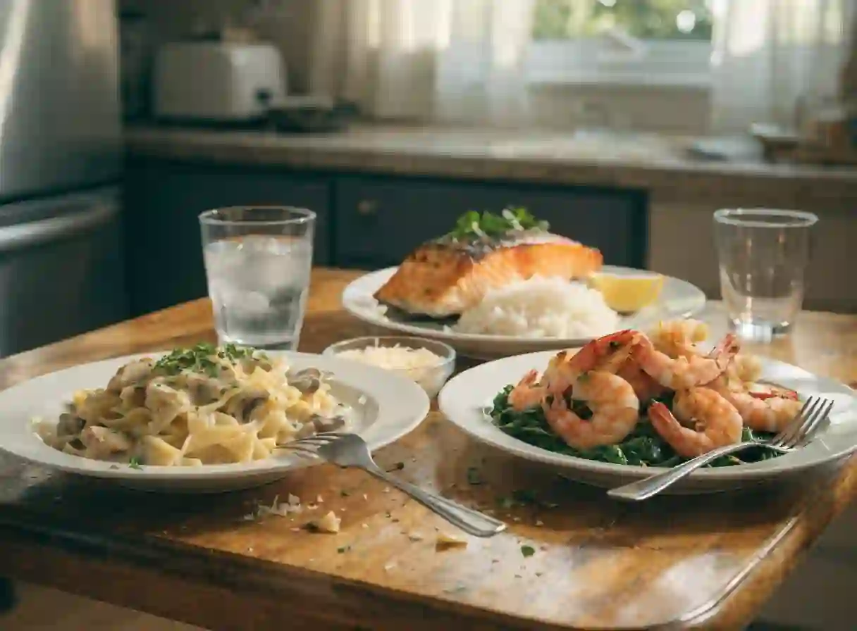 Best Proteins for Quick Comfort Meals (Chicken, Shrimp, Salmon)